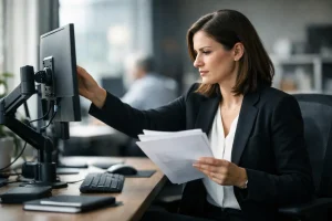 Praca przy monitorze