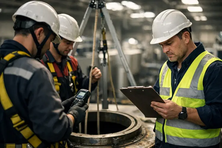 Prace w zbiornikach (Zamknięte przestrzenie)